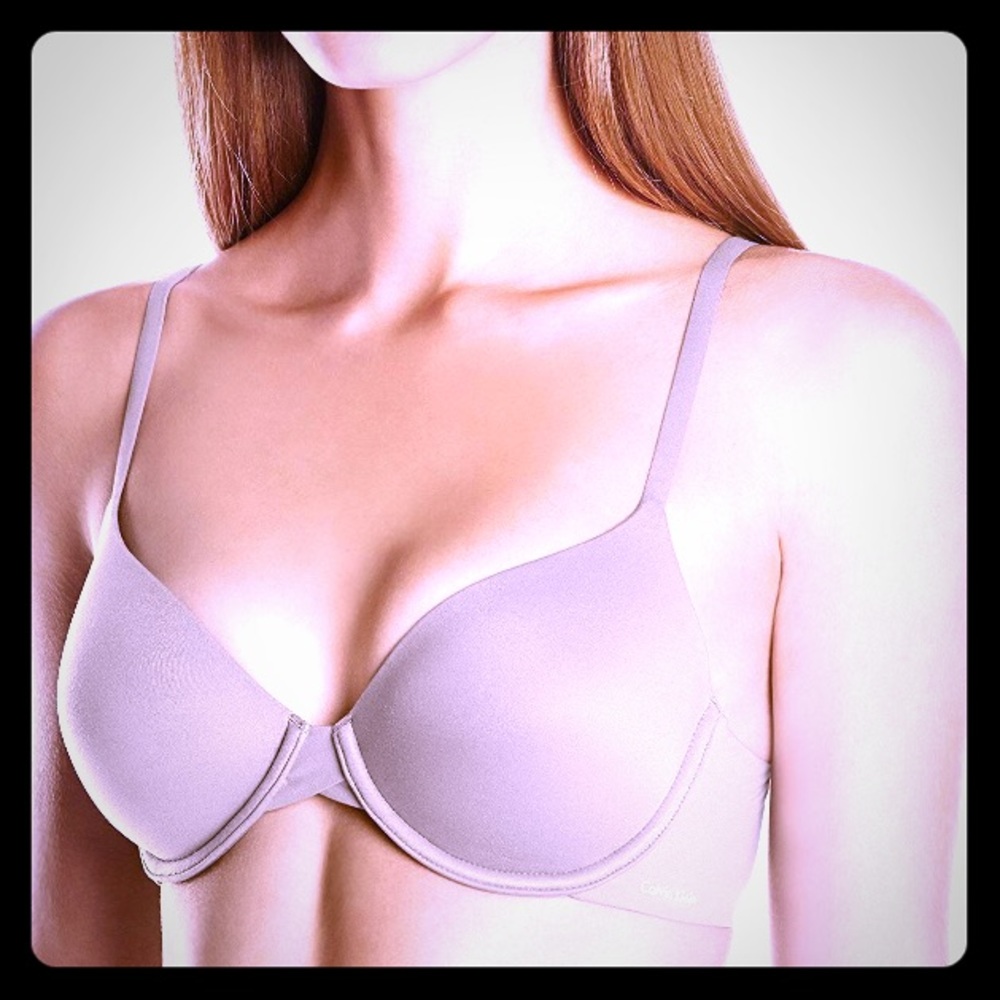 Calvin Klein T-Shirt Bra in Nude 34C